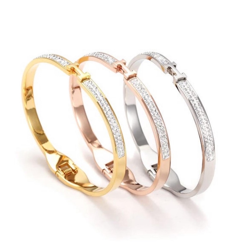 Stainless Steel CZ Bracelet